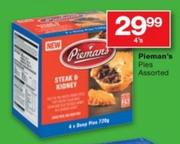 Pieman's Pies Assorted-4's