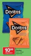 Doritos Corn Chips Assorted-150gm Each