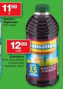 Sunsation Fruit Juice Blend Concentrate Assorted-1.25Ltr