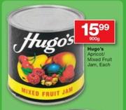 Hugo's Apricot/Mixed Fruit Jam-900gm