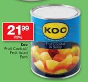 Koo Fruit Cocktail/Fruit Salad-825gm