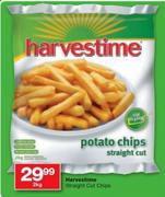 Harvestime Straight Cut Chips-2Kg