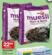 Morning Mills Muesli Verskeidenheid-750gm ELK