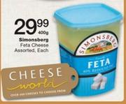 Simonsberg feta Cheese Assorted-400gm