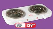   Essentials Twin Spiral Hot Plate