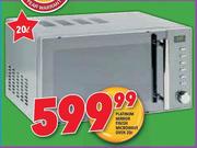 Platinum Mirror Finish Microwave Oven-20L 