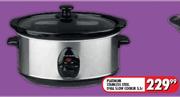 Platinum Stainless Steel Oval Slow Cooker-3.5L