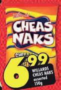 Willards Cheas naks Assorted-150g
