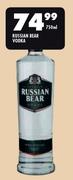 Russian Bear Vodka-750ml