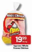 Supreme Whole Frozen Chicken - Per Kg