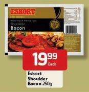 Eskort Shoulder Bacon - 250g Each