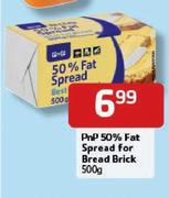 Pnp-50% Fat Spread For Bread Brick-500g