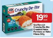 Sea Harvest Crunchy De-Lite Crumbled Hake Portions Or Hake Fillets-500g Each