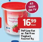 Pnp-Low Fat Or Fat Free Yoghurt Assorted-1kg Each