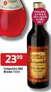 Sedgwicks Old Brown-750ml
