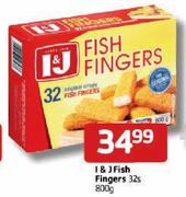 I&J 32's Fish Fingers-800g