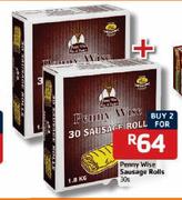 Penny Wise Sausage Rolls - 2 x 30's