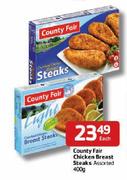 Country Fair Chicken Breast Steaks Assorted-400g Each