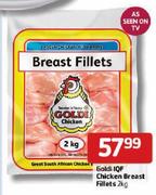 Goldi IQF Chicken Breast Fillets - 2kg