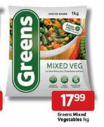Greens Mixed Vegetables-1Kg
