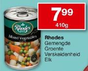 Rhodes Gemengde Groente-410gm Elk