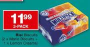 Risi Biscuits (2 x Marie Biscuits+ 1 x Lemon Creams)-3 Pack