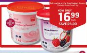 PnP Low Fat Free Yoghurt Assorted- 1kg Each