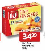 I&J Fish Fingers-32 x 800g