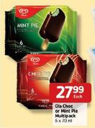 Ola Choc Or Mint Pie Multipack- 6x70ml Each