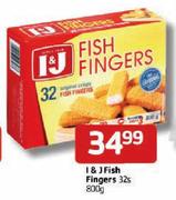I&J Fish Fingers -32 x 800g