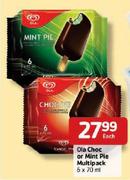 Ola Choc Or Mint Pie Multipack - 6x70ml Each