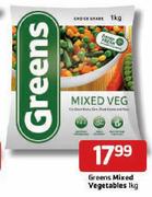 Greens Mixed Vegetables - 1kg