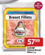 Goldi IQF Chicken Breast Fillets - 2kg