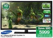 Samsung 43" HD Ready Plasma TV(PS43F4500)