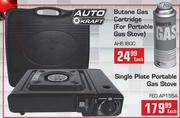 Auto Kraft Single Plate Portable Gas Stove-Each