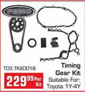 Femo Timing Gear Kit(TO3.TK80018)-Per Kit