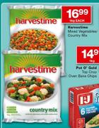Harvestime Mixed Vegetables/Country Mix-1Kg Each