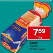 Sasko Toastie White Bread-700Gm