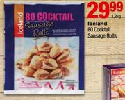 Iceland 80 Cocktail Sausage Rolls-1.2kg