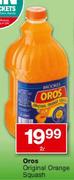 Oros Original Orange Squash-2Ltr