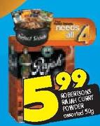Robertsons Rajah Curry Powder-50Gm