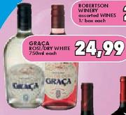Graca Rose/Dry White-750Ml Each