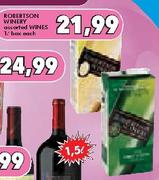 Robertson Winery Wines-1L Box Each