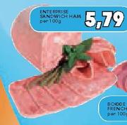 Enterprise Sandwich Ham-Per 100Gm