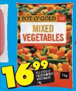 Pot O' Gold Frozen Mixed Vegetables-1Kg
