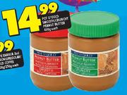 Pot O'  Gold Smooth/Crunchy Peanut Butter-400g Each