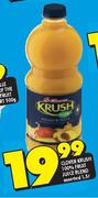 Clover Krush 100% Fruit Juice Blend Assorted-1.5L
