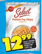 Select Frozen Straight Cut Potato Fry Chips-1Kg