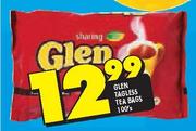 Glen Tagless Tea Bags-100's