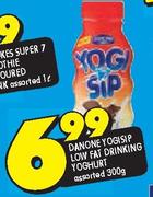 Danone Yogisip Low Fat Dinking Yoghurt-300Gm